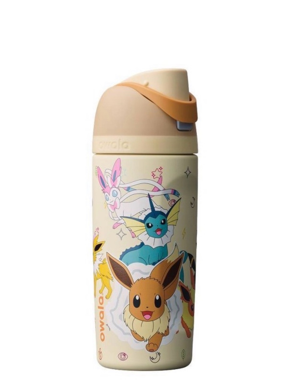 POKÉMON x OWALA FreeSip 16 oz Eevee Evolutions Stainless Steel Water Bottle